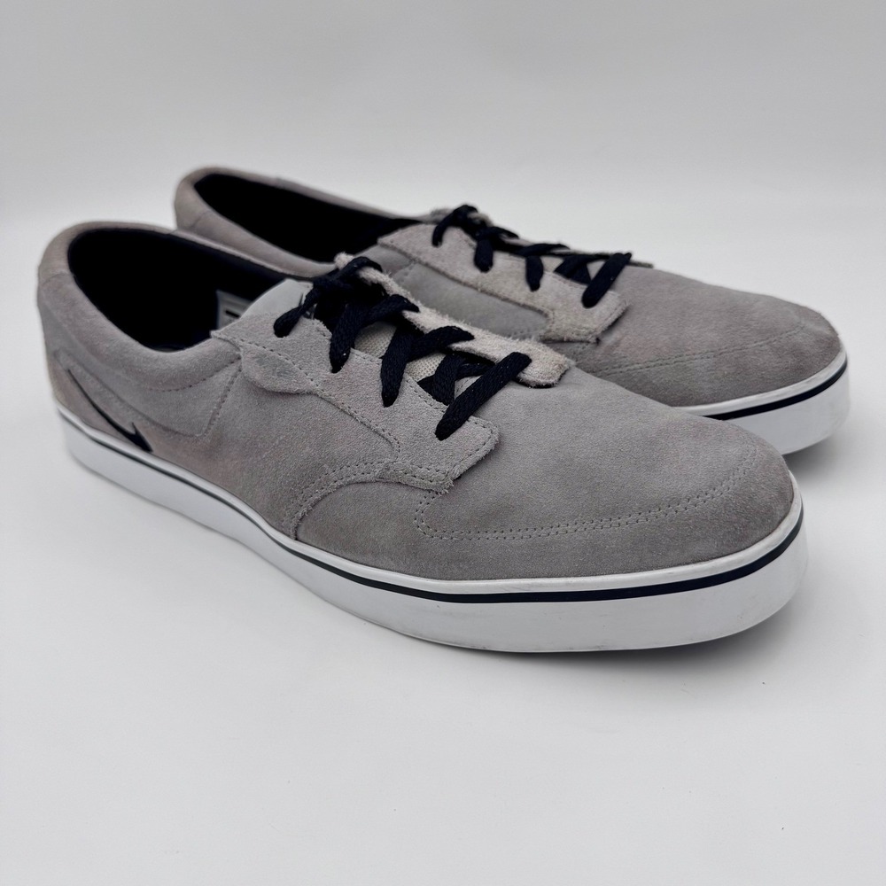 Nike 6.0 Braata Premium Wolf Grey Suede Skate Sneaker Streetwear Shoes Mens 13
